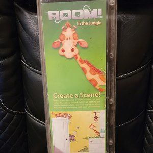 Borders Unlimited In the Jungle Animals 21 Reusable Wall Stickers Decals Mural